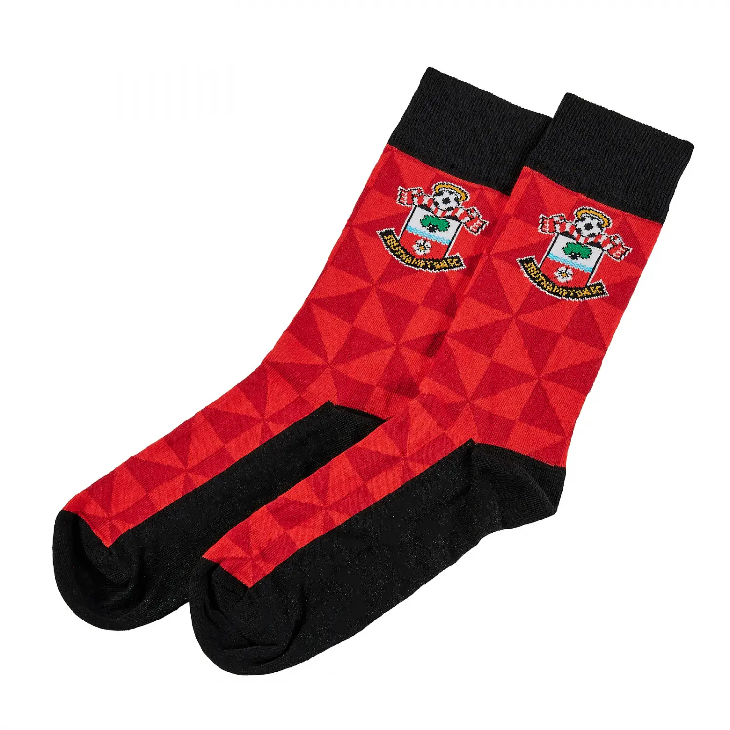 SAINTS PATTERNED SOCKS RED