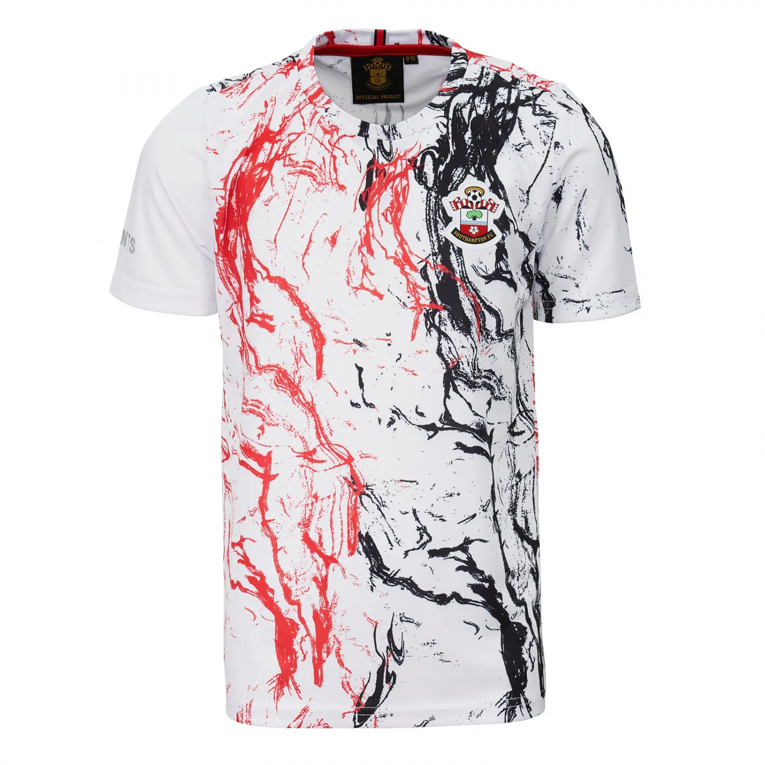 SAINTS JUNIOR MARBLE T-SHIRT WHITE