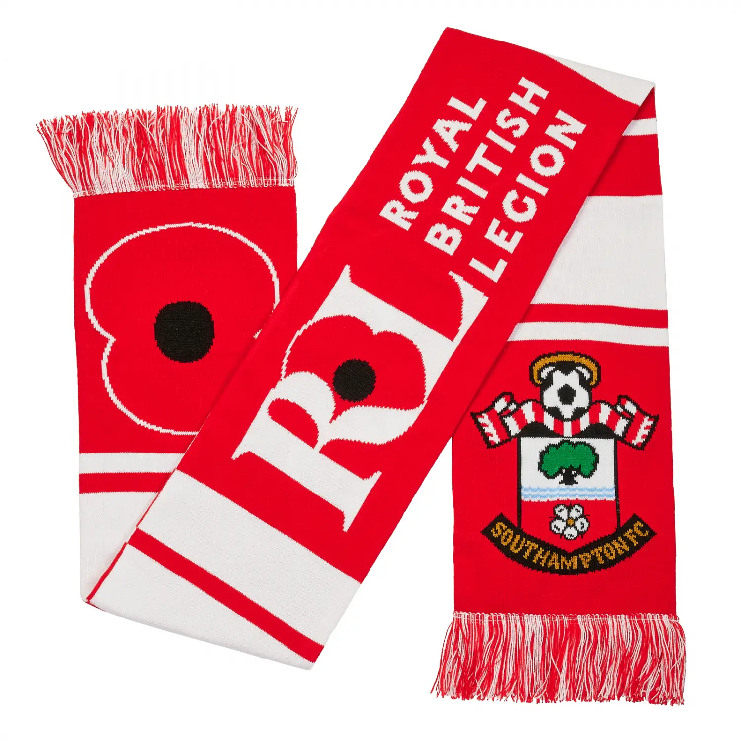 SAINTS RBL POPPY SCARF