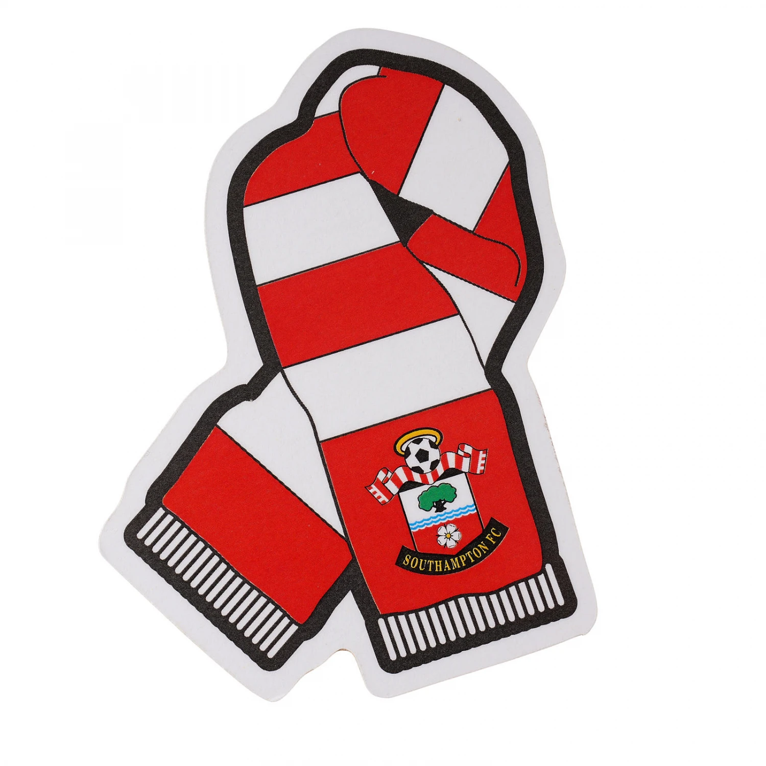 SAINTS SCARF FRIDGE MAGNET 1 SAINTS SCARF FRIDGE MAGNET