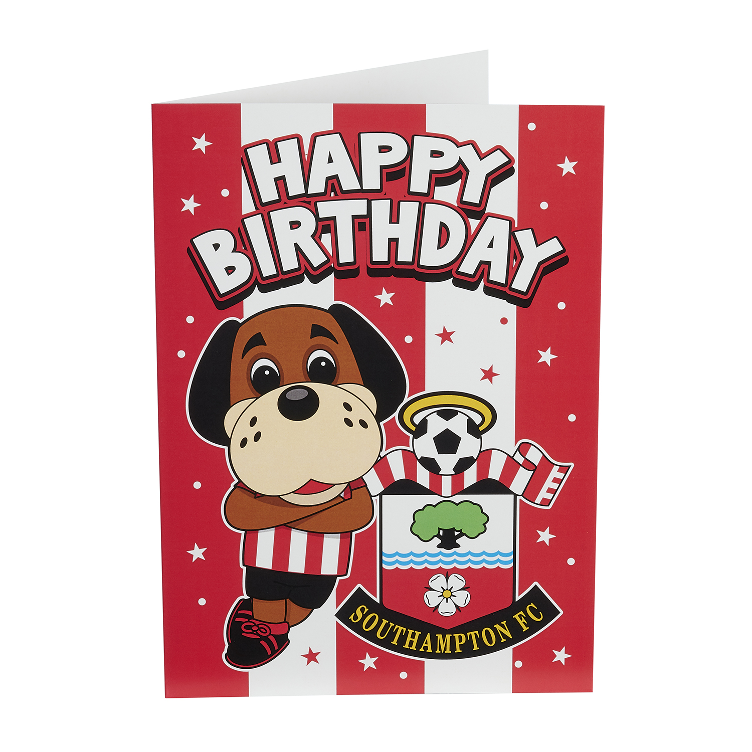 SAINTS MASCOT BIRTHDAY CARD
