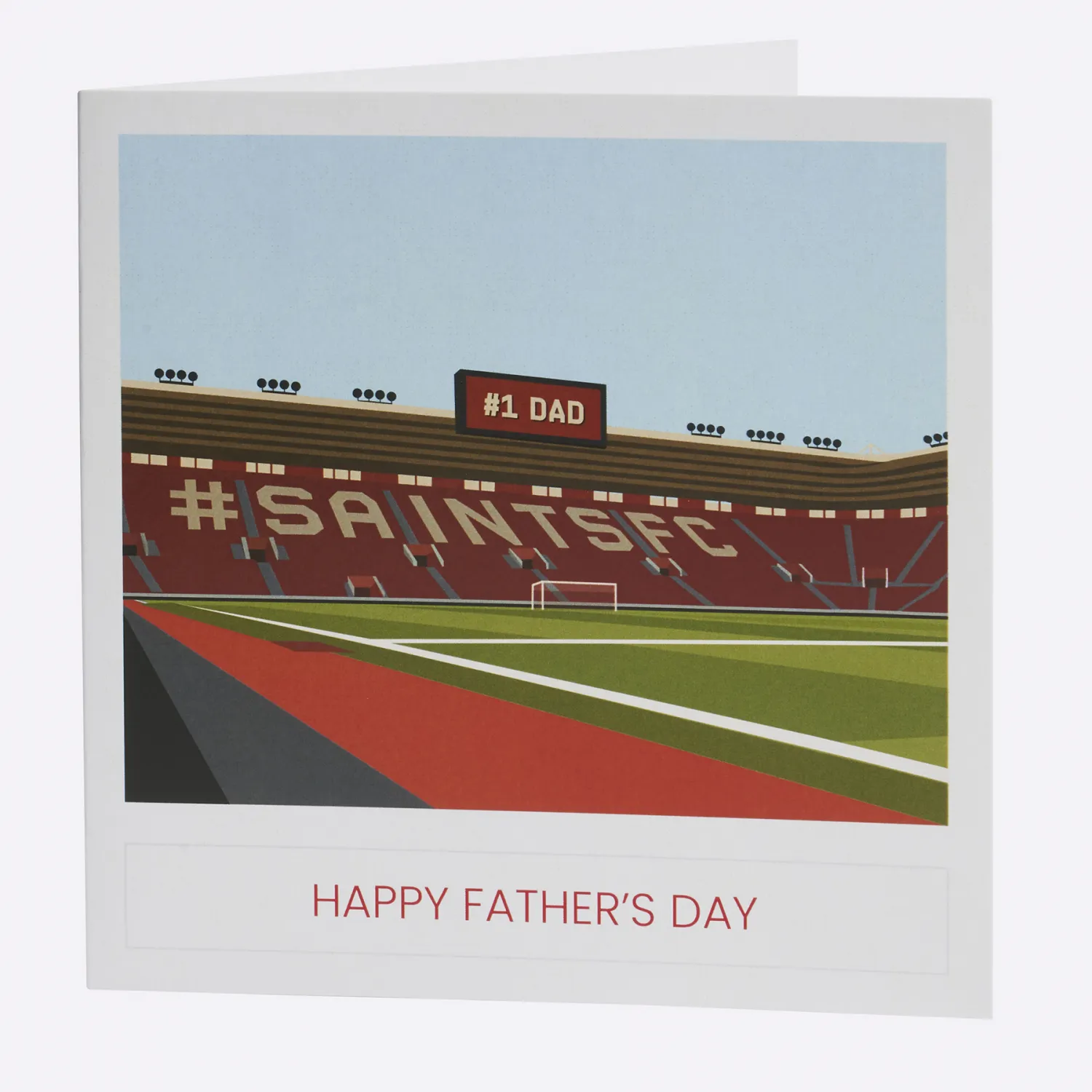 SAINTS NO1 DAD FATHERS DAY CARD