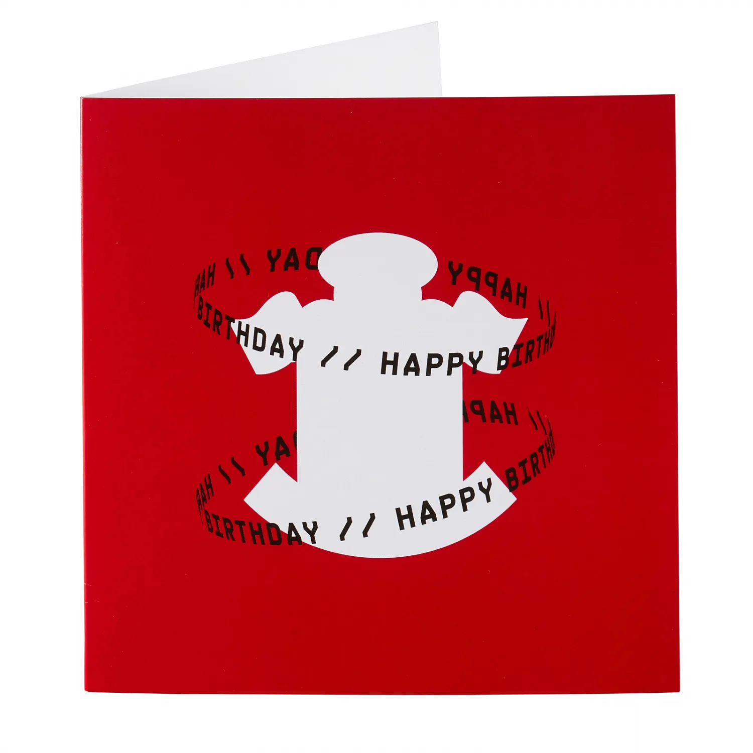 CREST BIRTHDAY CARD RED 1 CREST BIRTHDAY CARD RED